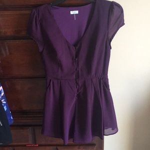 Purple romper